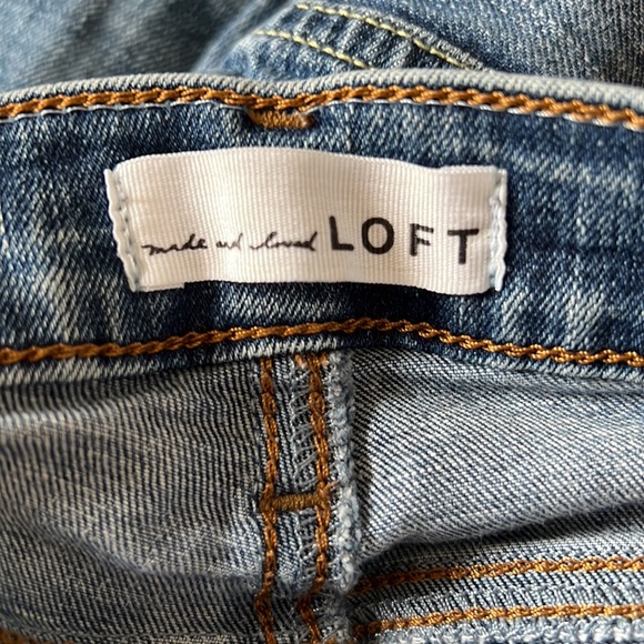 👖 Loft Women’s Modern Skinny distressed jeans size 0 - Picture 5 of 5